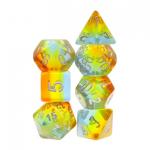 Yellow Aurora  RPG Dice Set