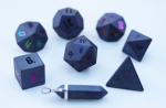 Level Up: Ionized Hematite RPG Dice & Bonus Pendant