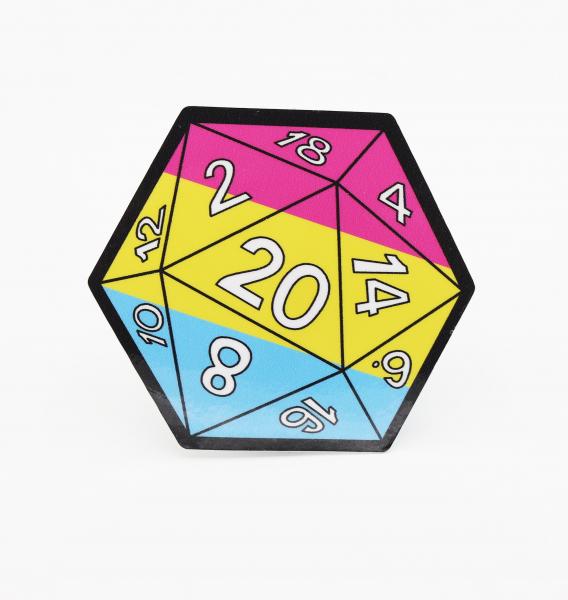 D20 Sticker: Pansexual Pride picture