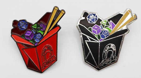 Take Out Dice Enamel Pin