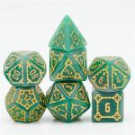 Huge Green Castle Dice Set - 25mm