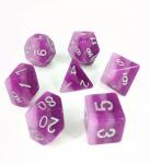 Purple Layer RPG Dice Set