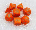 Chessex: Lab Dice 4 - Heavy Orange with Turquoise