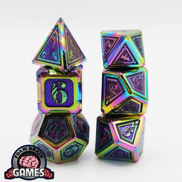 Alchemist Metals RPG Dice Set: Burnt Opal picture