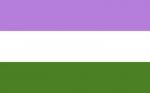 LGBTQ Genderqueer Pride Flag 3'x5' with Grommets