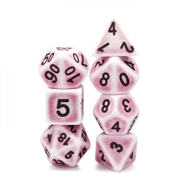 Pink Ancient RPG Dice Set