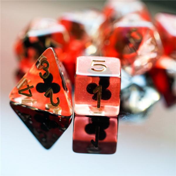 Suit of Dice: Clubs RPG Dice Set