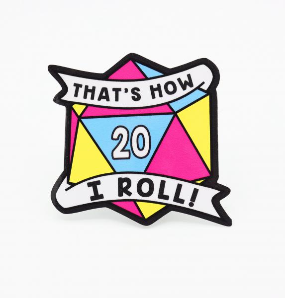 Thats How I Roll Sticker: Pansexual Pride