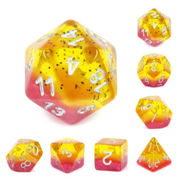 Passion Fruit RPG Dice Set picture