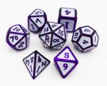 Purple Moon RPG Metal Dice Set