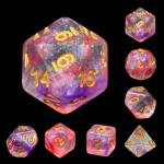 Luminous Ruby RPG Dice Set