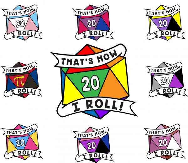 Thats How I Roll Enamel Pride Pins picture