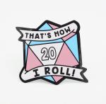 Thats How I Roll Sticker: Transgender Pride