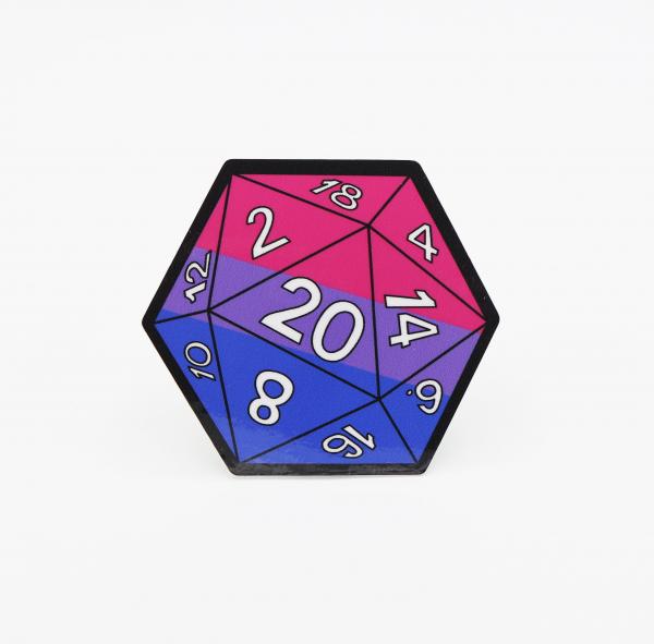 D20 Sticker: Bisexual Pride picture