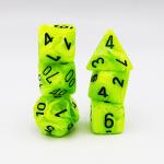 Chessex: Vortex Bright Green with Black Dice