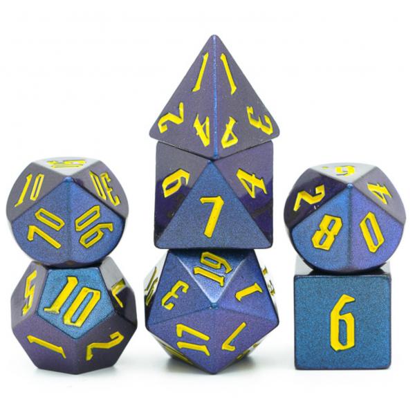 Color Shifting Dice Set - Purple and Blue