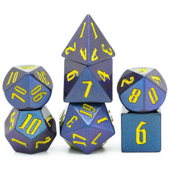 Color Shifting Dice Set - Purple and Blue picture