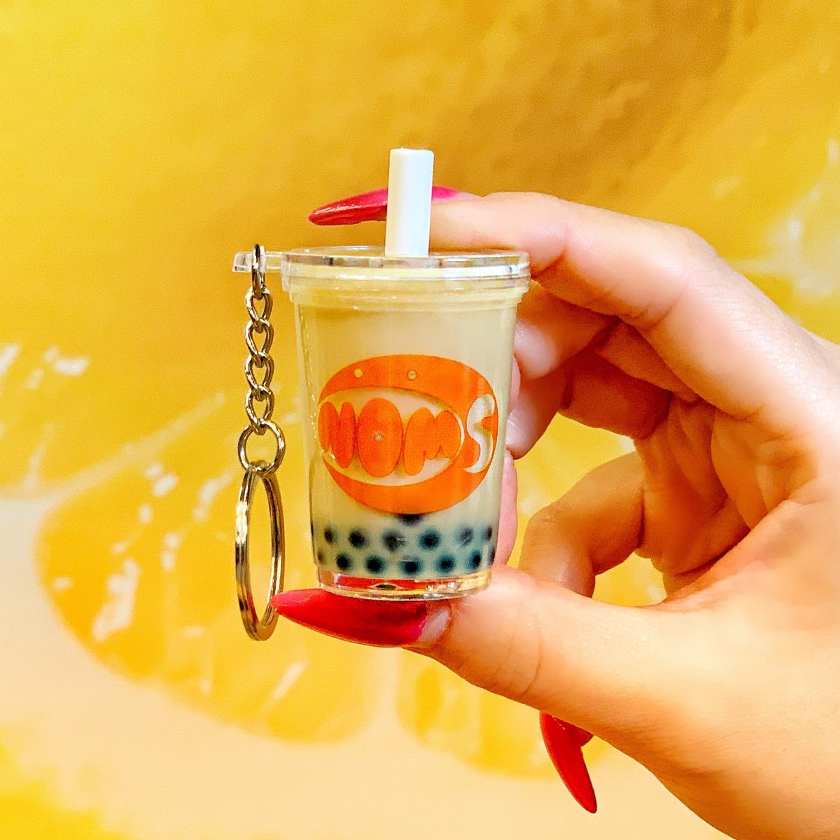 bt21 boba keychain