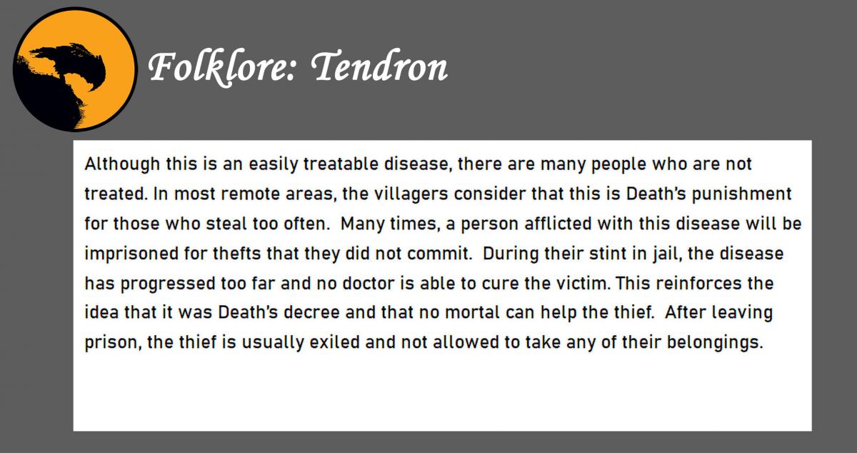 8.5 x 11 Folklore Print "Tendron" with official ShadowMyths Seal picture