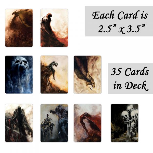 Darkness Story Telling Card Deck for Gamers Oracle Tarot Readers Writers Therapists Dungeons and Dragons picture