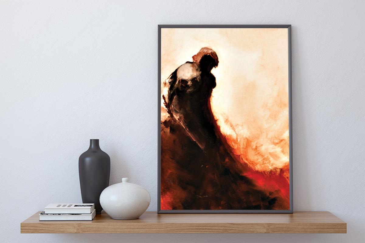 11 x 14 Print "Unforgiven" with Backing Board picture