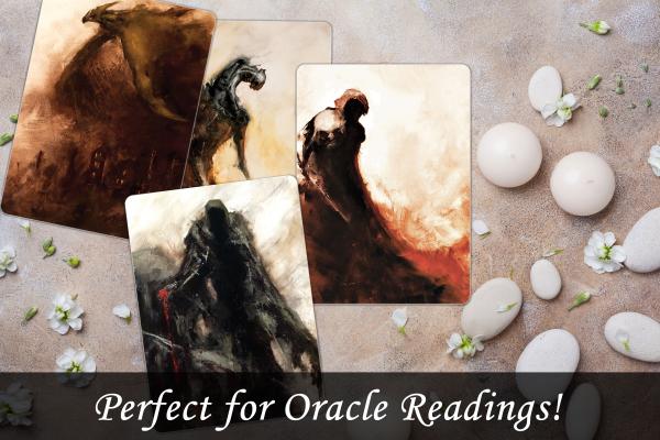 Darkness Story Telling Card Deck for Gamers Oracle Tarot Readers Writers Therapists Dungeons and Dragons picture