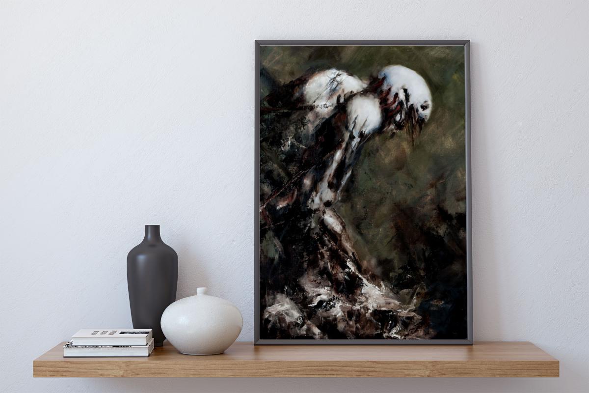 11 x 14 Print "Forever Watching" with Backing Board picture