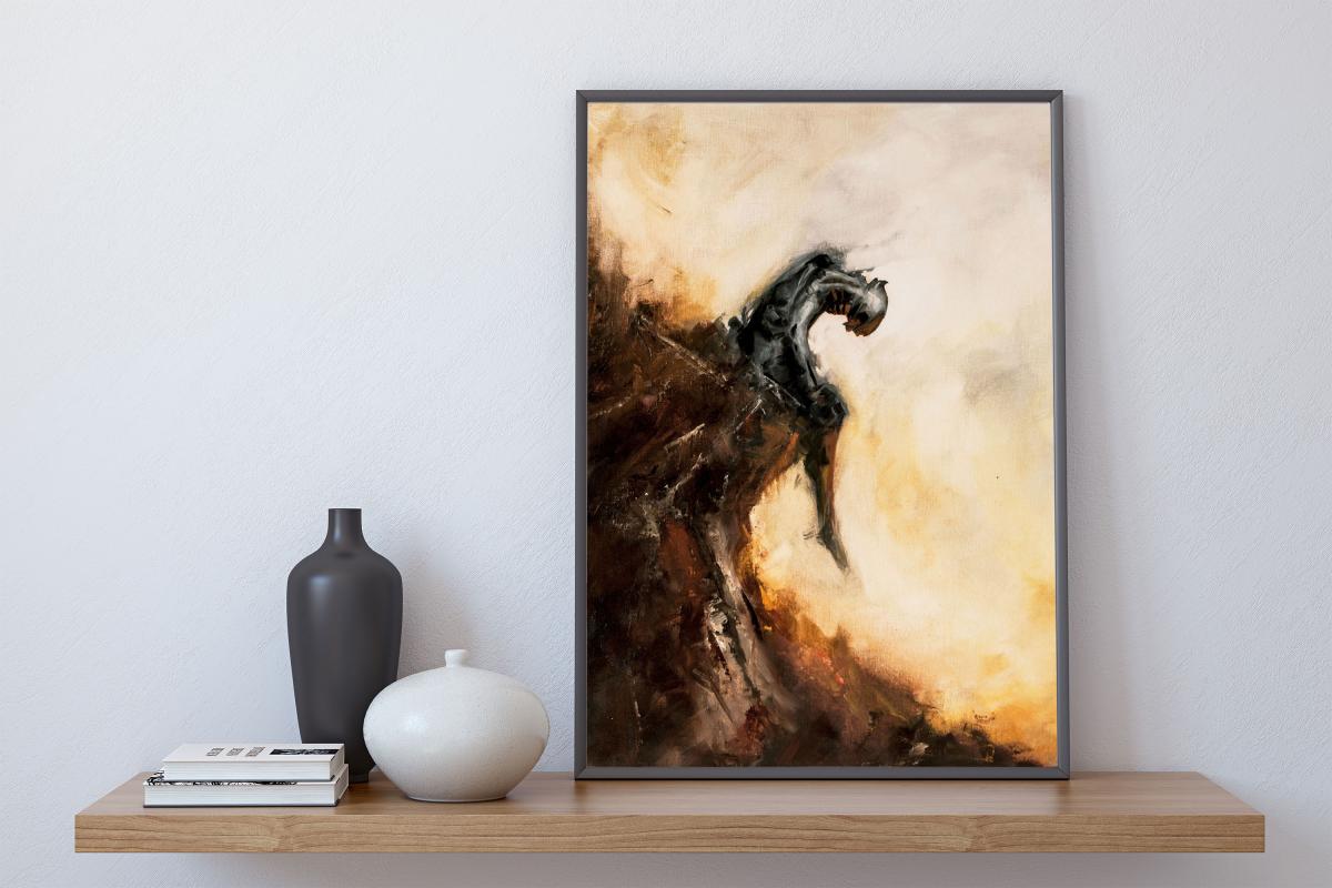 11 x 14 Print "Sacrifices" with Backing Board picture