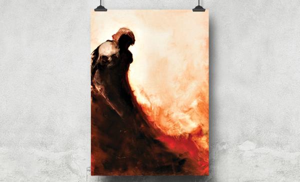 11 x 14 Print "Unforgiven" with Backing Board picture