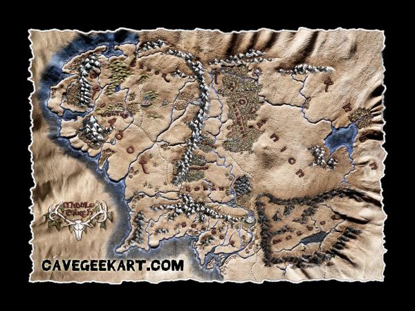 Middle-earth Map picture