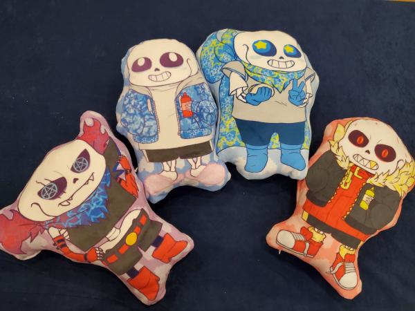 12" Undertale Sans pillow cushion PICK ONE picture