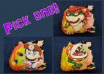 12" Super Smash Bros Pillow Cushion Mario Bros series PICK ONE