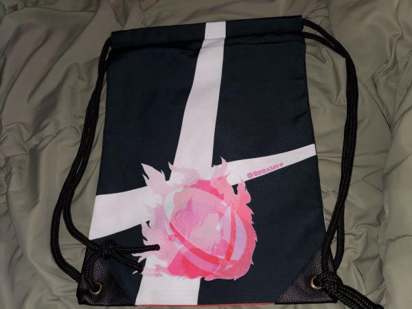 Princess Peach 17" Super Smash Bros Ultimate Drawstring Backpack picture