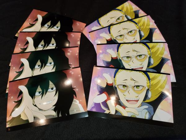 4x6" Present Mic and Aizawa mini prints Glamouroki parody