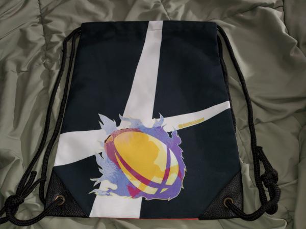 Samus Aran 17" Super Smash Bros Ultimate Drawstring Backpack picture