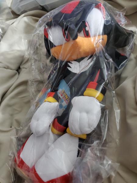 Licensed 12" Shadow the Hedgehog plush Great Eastern