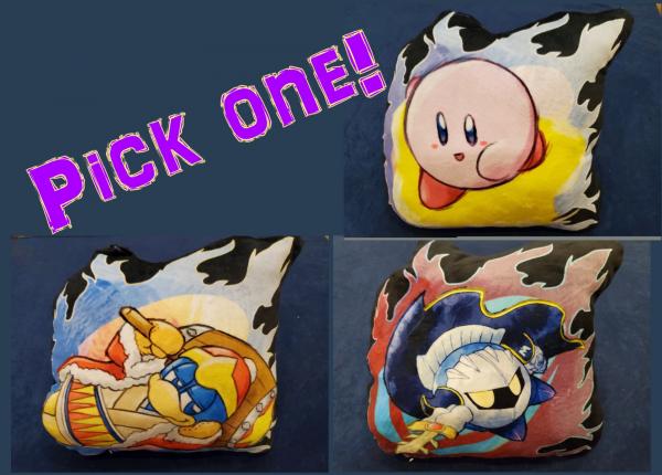 12" Super Smash Bros Pillow Cushion Kirby series PICK ONE