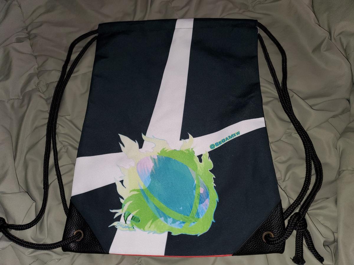 Lady Palutena 17" Super Smash Bros Ultimate Drawstring Backpack picture