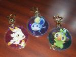 2" Galar Starter Pokémon Holographic charm PICK ONE