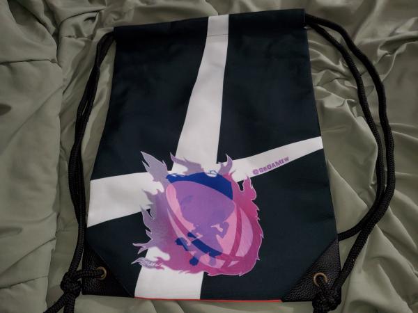 Mewtwo 17" Super Smash Bros Ultimate Drawstring Backpack picture