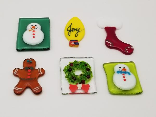 Fused Glass Christmas Cards (Set of 3) picture