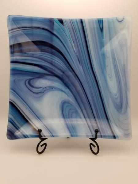 Fused Glass Square Tray/Plate