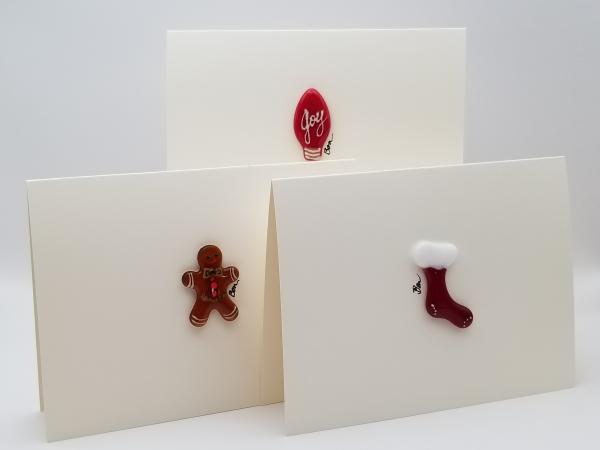 Fused Glass Christmas Cards (Set of 3) picture