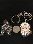 Goblin Slayer and Cleric keychain set