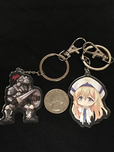 Goblin Slayer and Cleric keychain set picture