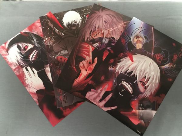 4 Tokyo Ghoul Posters Set Lot B