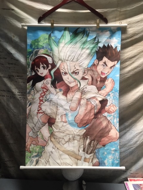Dr Stone Wall Scroll Tapestry Poster