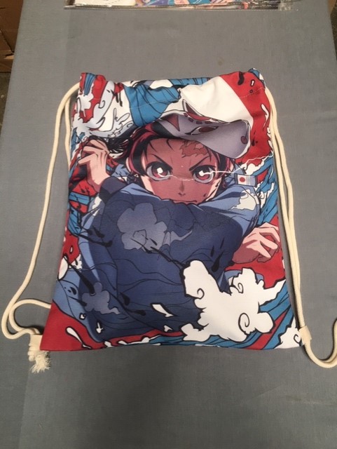 Tanjiro Drawstring Canvas Bag