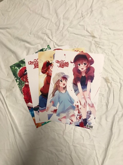 Cells at Work Posters Set Lot B