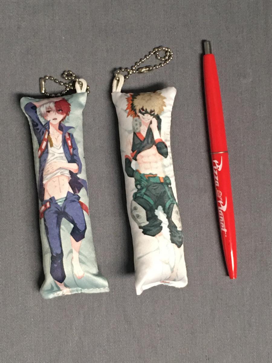 2piece Todoroki Bakugo dakimakura mini body pillow set picture
